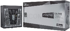 Блок питания Seasonic ATX 750W PRIME TX-750 80+ titanium (24+4+4pin) APFC 135mm fan 20xSATA Cab Manag RTL