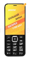 Мобильный телефон Digma C281 Linx 32Mb черный моноблок 2Sim 2.8 240x320 0.08Mpix GSM900/1800 MP3 microSD