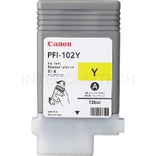 Картридж струйный Canon PFI-102Y (0898B001) желтый, 130 мл., для imagePROGRAF iPF605, iPF610., iPF650, iPF655, iPF710, iPF750, iPF755, LP17, iPF510