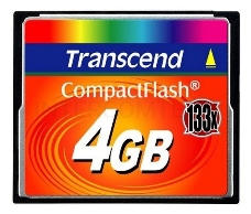 Флеш карта CF 4Gb 133x Type I Transcend (TS4GCF133)