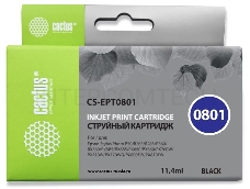 Картридж струйный Cactus CS-EPT0801 черный для Epson Stylus Photo P50 (11,4ml)