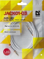 Кабель DEFENDER AUDIO 3.5MM 1.2M JACK M- JACK M 87513