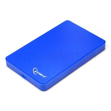 Контейнер для HDD Gembird EE2-U2S-40P-B Внешний корпус 2.5 Gembird EE2-U2S-40P-B, синий, USB 2.0, SATA, пластик