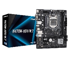 Материнская плата H470 S1200 MATX H470M-HDV/M.2 ASROCK