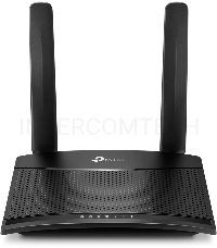 Роутер беспроводной TP-Link TL-MR100 N300 10/100BASE-TX/4G(3G) cat.4 черный