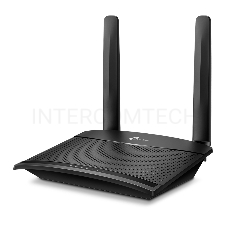 Роутер беспроводной TP-Link TL-MR100 N300 10/100BASE-TX/4G(3G) cat.4 черный