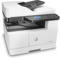 МФУ HP LaserJet MFP M443nda, принтер/сканер/копир, (A3, 13/25 стр/мин, разр. скан. 600х600, печати 1200х1200; LAN, USB)