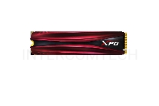 Накопитель SSD M.2 ADATA 256Gb XPG S11 Pro <AGAMMIXS11P-256GT-C> (PCI-E 3.0 x4, up to 3500/1200Mbs, 290000 IOPs, 3D TLC, NVMe 1.3, 22x80mm, радиатор)