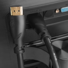 Кабель GCR 7.5m HDMI 1.4, 30/30 AWG, позолоченные контакты, FullHD, Ethernet 10.2 Гбит/с, 3D, 4K, экран, GCR-53616