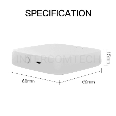 Шлюз Bluetooth MOES Multi-mode Gateway MHUB-W, WLAN & Wi-Fi 2.4GHz, Wi-Fi 2.4GHz & ZigBee & BLE & Mesh, USB, белый
