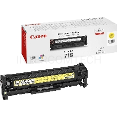 Тонер-картридж Canon Cartridge 718Y (2659B002) желтый, 2900 стр., для LBP7200/MF8330/8350