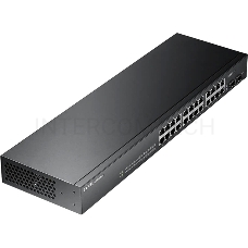 Коммутатор Smart L2 Zyxel GS1900-24, rack 19, 24xGE, 2xSFP, бесшумный