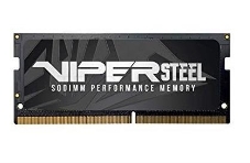 Модуль памяти SO-DIMM DDR 4 DIMM 16Gb PC21300, 2666Mhz, PATRIOT Viper Steel (PVS416G266C8S) (retail)