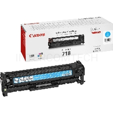 Тонер-картридж Canon Cartridge 718C (2661B002) голубой, 2900 стр., для LBP7200/MF8330/8350