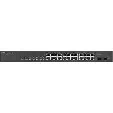 Коммутатор Smart L2 Zyxel GS1900-24, rack 19, 24xGE, 2xSFP, бесшумный