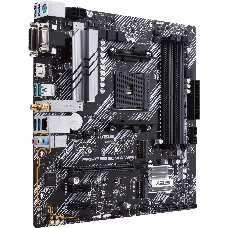 Материнская плата ASUS PRIME B550M-A WIFI II,  Socket AM4, B550, 4*DDR4, D-Sub+DVI+HDMI, SATA3 + RAID, Audio, Gb LAN, USB 3.2*8, USB 2.0*4, COM*1 header (w/o cable), mATX ; 90MB19X0-M0EAY0