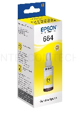 Чернила оригинальные C13T664498 (664 Y) для Epson, желтый, 6500 к., 70 мл.