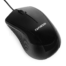 Мышь Гарнизон GM-200, USB, чип- Х, черный, 1000 DPI, 2кн.+колесо-кнопка