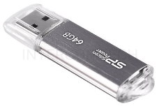Флэш Диск Silicon Power USB Drive 64Gb Ultima II SP064GBUF2M01V1S {USB2.0, Silver}