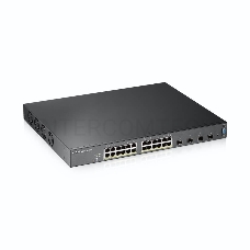 Коммутатор ZYXEL XGS2210-28HP, 24 port Gigabit L2 managed PoE+ switch, 375 Watt, 4x 10G