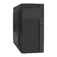 Корпус Miditower ExeGate AA-440U-AA400 (ATX, AA400 8 см, 2*USB+1*USB3.0, аудио, черный)