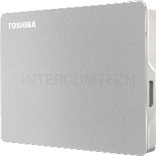 Жесткий диск Toshiba USB 3.0 4Tb HDTX140ESCCA Canvio Flex 2.5 серебристый