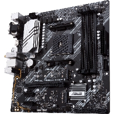 Материнская плата ASUS PRIME B550M-A WIFI II,  Socket AM4, B550, 4*DDR4, D-Sub+DVI+HDMI, SATA3 + RAID, Audio, Gb LAN, USB 3.2*8, USB 2.0*4, COM*1 header (w/o cable), mATX ; 90MB19X0-M0EAY0