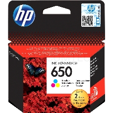 Картридж струйный HP 650 CZ102AE многоцветный для HP DJ IA 2515/2516 (200стр.)