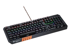 Игровая клавиатура CANYON Hazard CND-SKB6-RU чёрная (Canyon blue swithes, USB, RGB подсветка, DS2CNDSKB6RU)