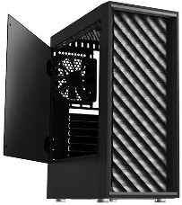 Корпус ZALMAN T7, ATX, BLACK, WINDOW, 2xCOMBO (3.5 or 2.5), 4x2.5, 2xUSB2.0, 1xUSB3.0, FRONT 1x120mm, REAR 1x120mm