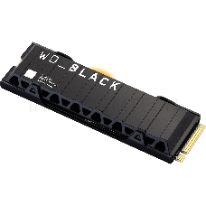 Накопитель WD SSD Black SN850X, 1.0TB, M.2(22x80mm), NVMe, PCIe 4.0 x4, 3D TLC, R/W 7300/6300MB/s, IOPs 800 000/1 100 000, TBW 600, DWPD 0.3, with Heat Spreader (12 мес.)