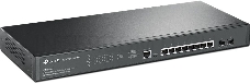 Коммутатор TP-Link Jetstream 8-port 2.5G multi-giga L2+ managed PoE switch with 2 10G uplink ports, 8 100/1000/2.5G RJ-45 ports, 2 1G/10G SFP+ slots,1 RJ-45 + 1 Micro-USB console ports, 8 802.3af/at PoE+ ports, 240W PoE budget, abundant L2/L2+ features, 1