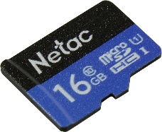 Флеш карта microSDHC 16GB Netac P500 <NT02P500STN-016G-S>  (без SD адаптера) 80MB/s