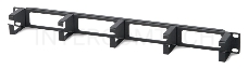 Кабельный организатор Hyperline CM-1U-ML с металлическими кольцами, 19