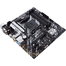 Материнская плата ASUS PRIME B550M-A WIFI II,  Socket AM4, B550, 4*DDR4, D-Sub+DVI+HDMI, SATA3 + RAID, Audio, Gb LAN, USB 3.2*8, USB 2.0*4, COM*1 header (w/o cable), mATX ; 90MB19X0-M0EAY0