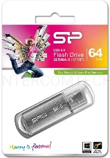 Флэш Диск Silicon Power USB Drive 64Gb Ultima II SP064GBUF2M01V1S {USB2.0, Silver}