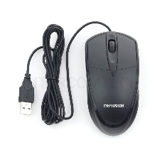 Мышь Гарнизон GM-225, USB, чип- Х, чёрный, 1000 DPI, 2кн.+колесо-кнопка, кабель 1,45м