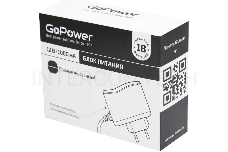 Блок питания GoPower 1.0A 12V 5,5x2,5/12мм импульсный (1/100)