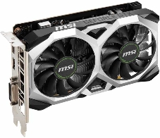 Видеокарта MSI  GTX1650 D6 VENTUS XS V1 (GTX1650, 4GB, GDDR6, 128bit, HDMI, DP, DVI-D)