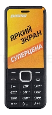 Мобильный телефон Digma A241 Linx 32Mb черный моноблок 2.44 240x320 GSM900/1800