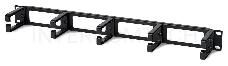 Кабельный организатор Hyperline CM-1U-PL с пластиковыми кольцами, 19
