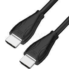 Кабель 1.0m HDMI черный, Ultra HD, 4K, 10.2 Гбит/с, 3D, экран