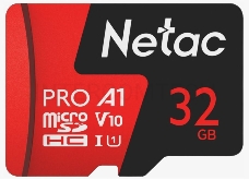 Флеш карта MicroSD card Netac P500 Extreme Pro 32GB, retail version w/o SD adapter