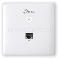 Точка доступа TP-Link Omada AC1200 wireless MU-MIMO Gigabit wall-plate Access Point, 1 Gigabit downlink port, 1 gigabit uplink port, 802.3af/at PoE in, wall plate mounting, support standalone mode and controlled by Omada SDN controller (Software/hardware/