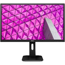 Монитор  23.8 AOC 24P1 [16:9] 1920х1080(FHD) IPS, nonGLARE, 250cd/m2, H178°/V178°, 1000:1, 50М:1, 16.7M Color, 5ms, VGA, DVI, HDMI, DP, USB-Hub, Height adj, Pivot, Tilt, Speakers, Audio out, 3Y, Black