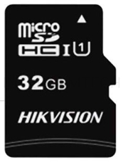 Флеш карта microSDHC 32GB Hikvision HS-TF-C1(STD)/32G/Adapter