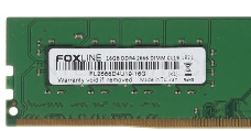 Память оперативная Foxline DIMM 16GB 2666 DDR4 CL 19 (2Gb*8)