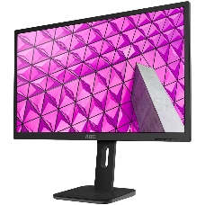 Монитор  23.8 AOC 24P1 [16:9] 1920х1080(FHD) IPS, nonGLARE, 250cd/m2, H178°/V178°, 1000:1, 50М:1, 16.7M Color, 5ms, VGA, DVI, HDMI, DP, USB-Hub, Height adj, Pivot, Tilt, Speakers, Audio out, 3Y, Black