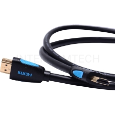 Кабель Vention HDMI High speed v2.0 with Ethernet 19M/19M - 0.75м VAA-M01-B075