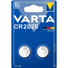 Элемент питания VARTA ELECTRONICS CR2025 блистер 2	06025101402